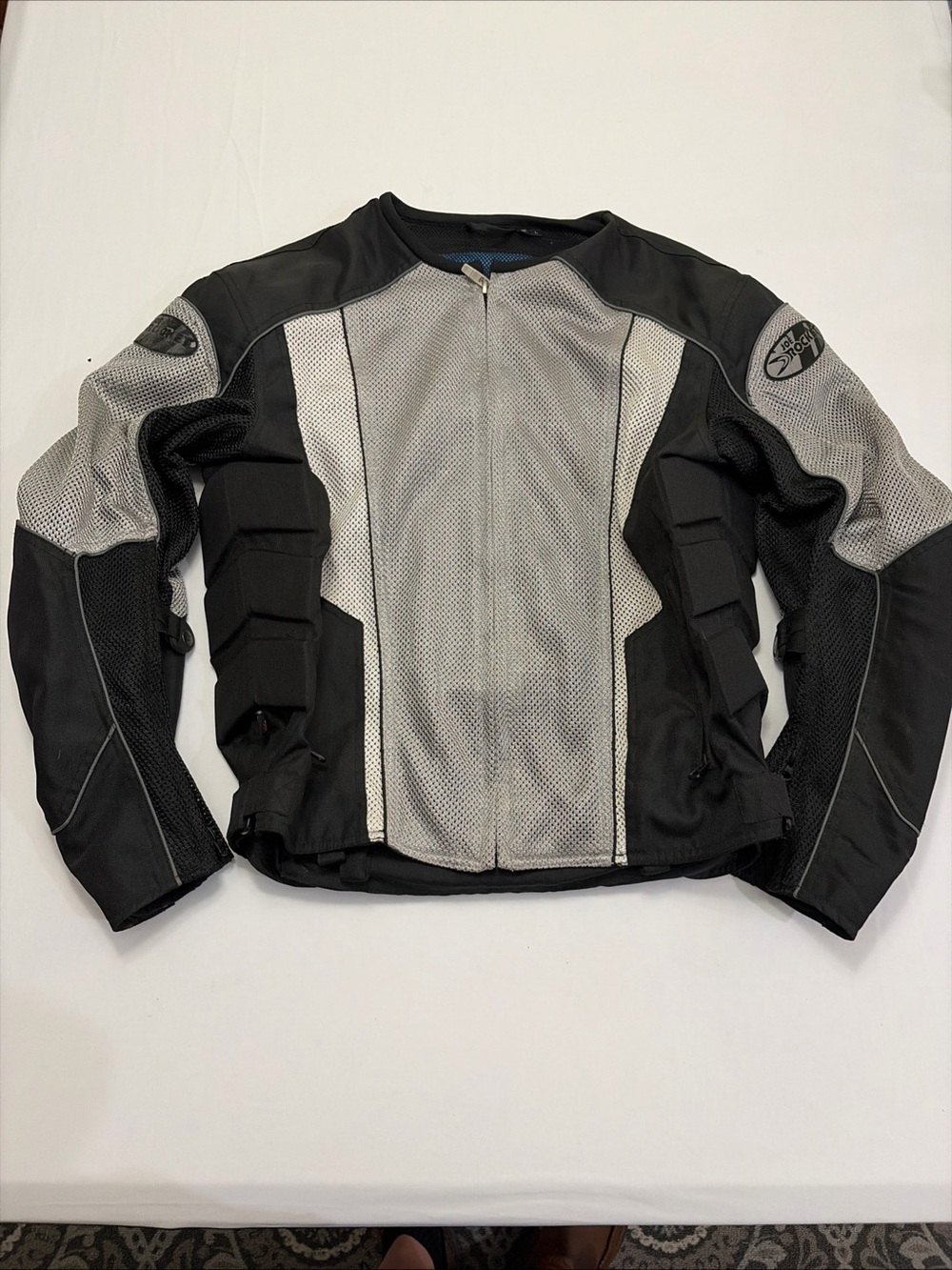 Joe Rocket Mesh Motorcycle Jacket - Black & Gray